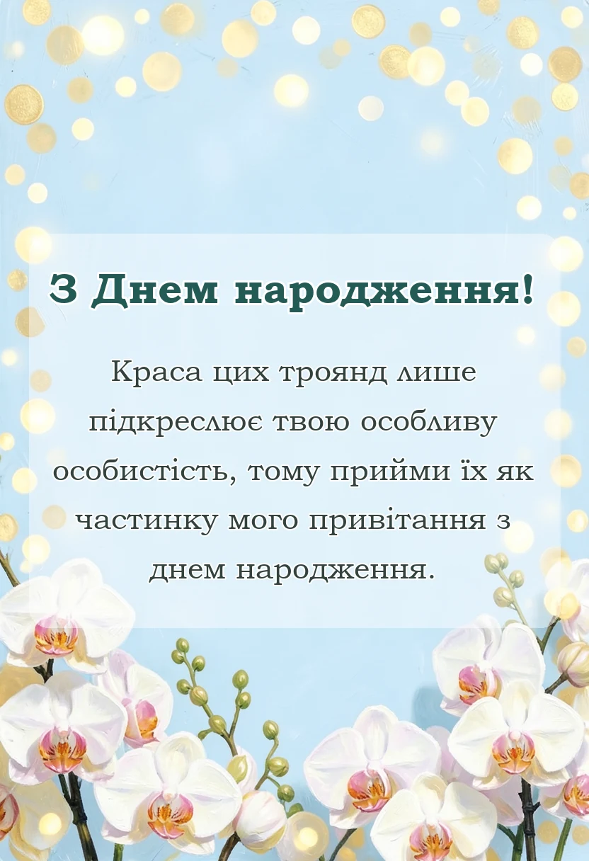 унікальна листівка - привітання з днем народження троянди листівки