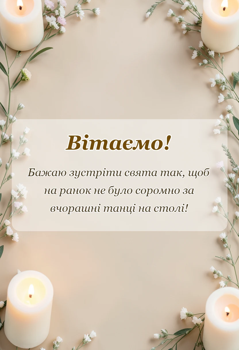 святкова картинка: привітання з новим роком своїми словами прикольні