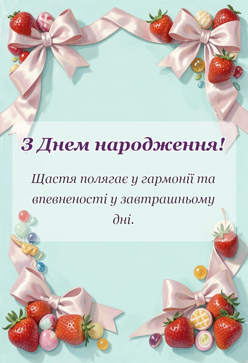 листівка з побажанням - бажаю щастя картинки