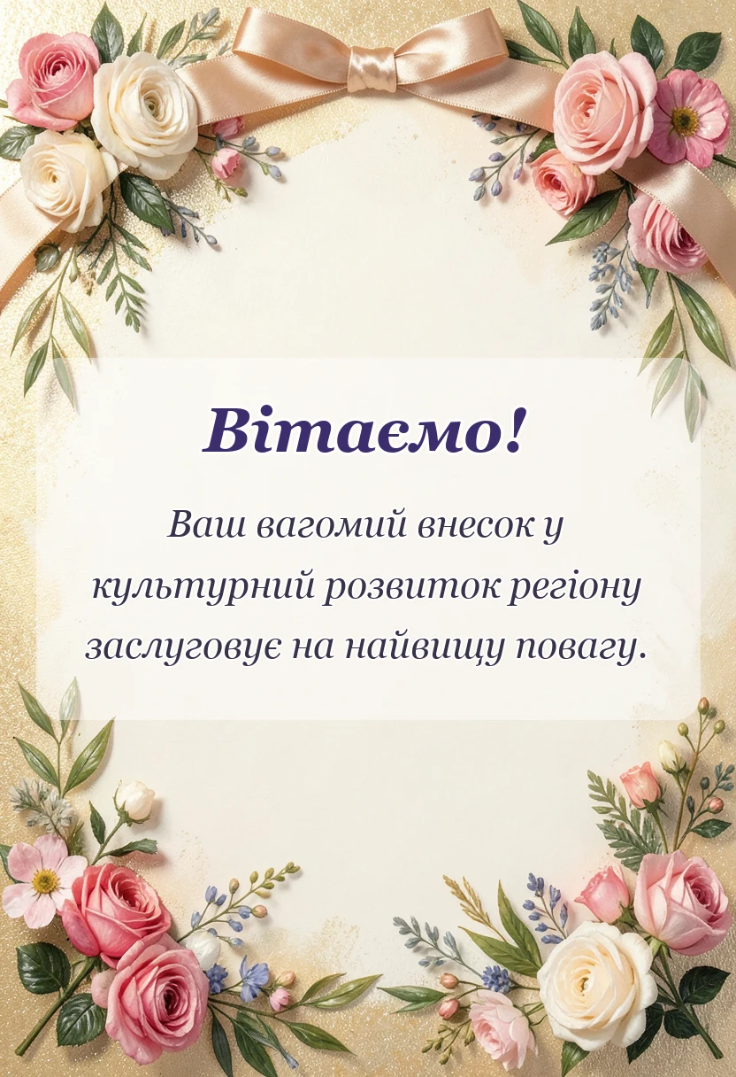 красива листівка: картинки працівникам культури