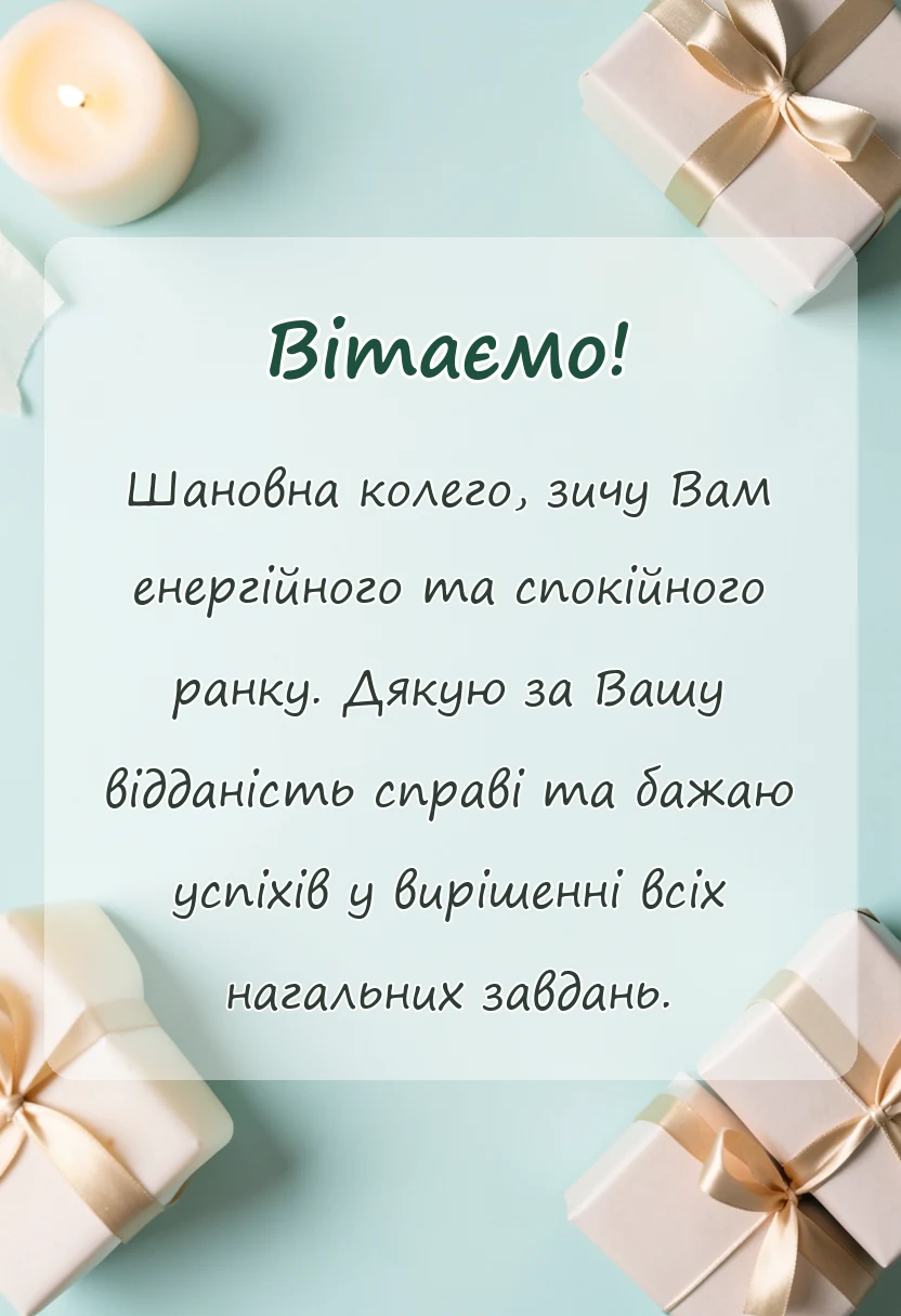 красива листівка: листівки привітання з добрим ранком