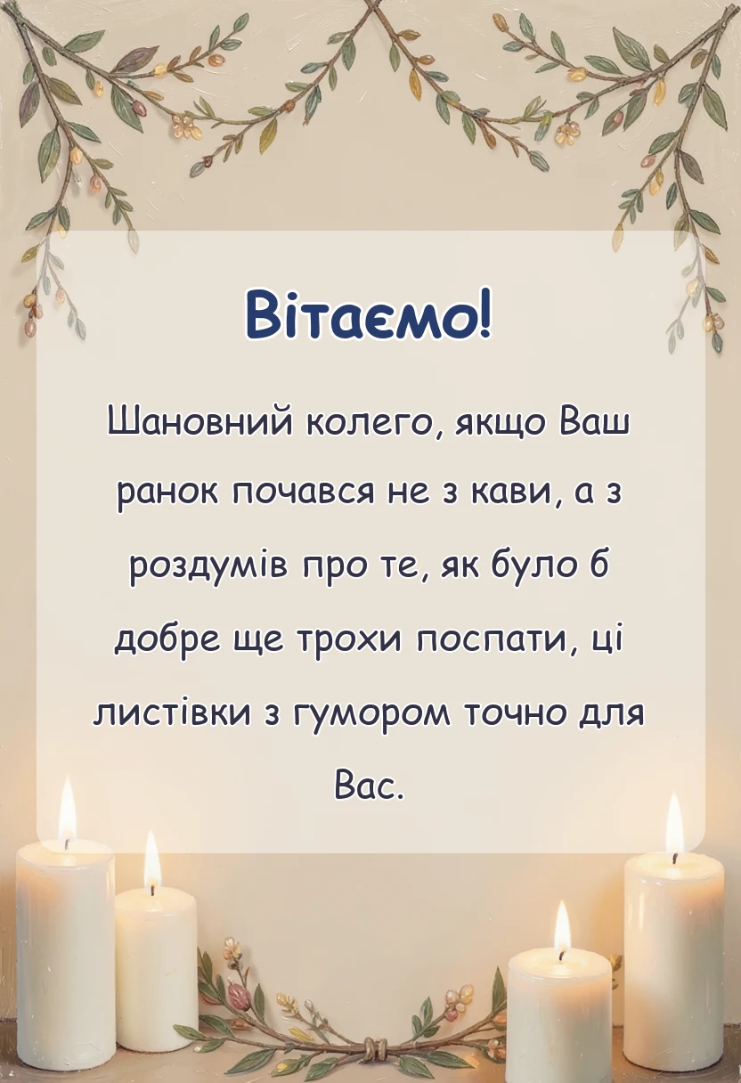 вітальна листівка - картинки доброго ранку з гумором