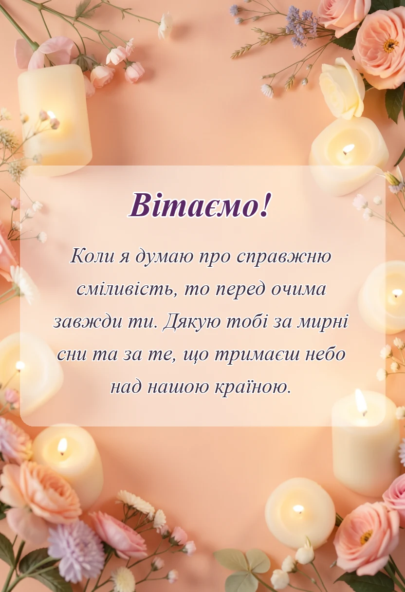 святкова картинка: привітання з днем захисників і захисниць