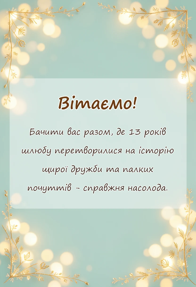 святкова картинка: привітання з ландишевим весіллям