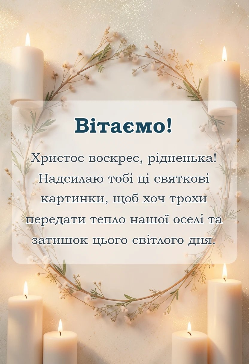 унікальна листівка - картинки з написом христос воскрес
