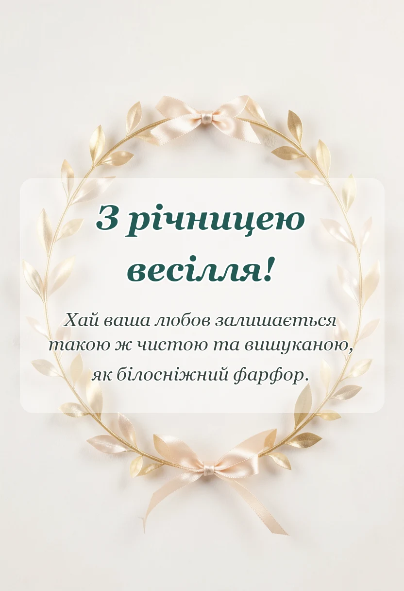 святкова картинка: картинки з порцеляновою річницею весілля