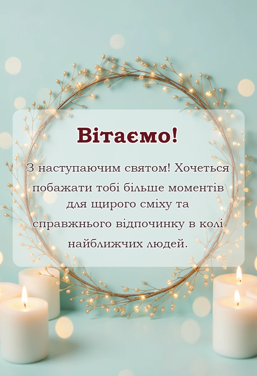 красива листівка: привітання з прийдешнім великоднем
