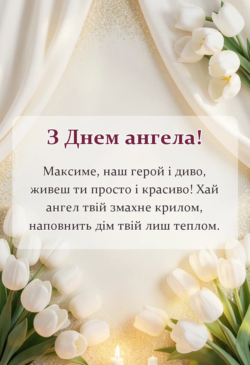 красива листівка: смішний вірш про максима