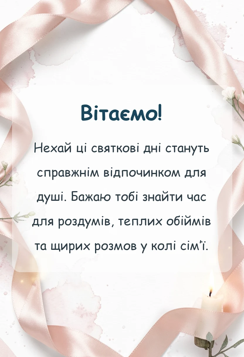красива листівка: листівки привітання з трійцею