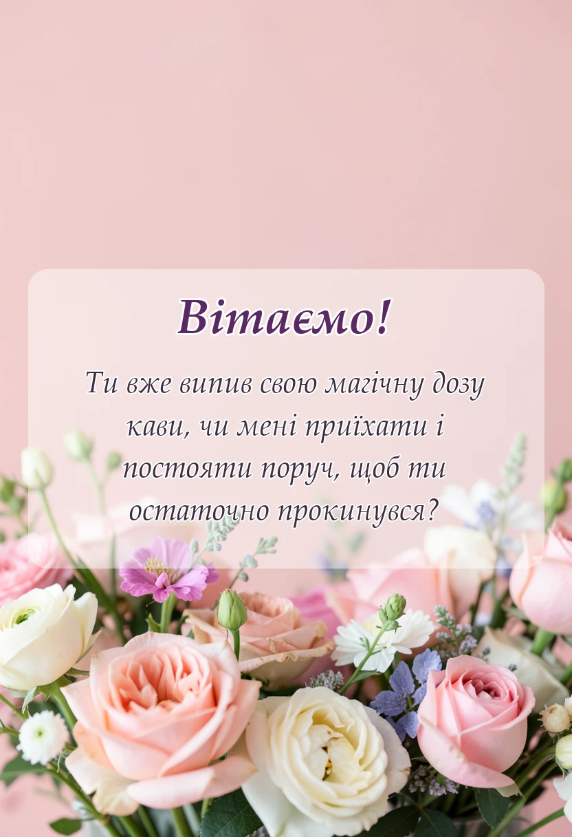 унікальна листівка - картинки доброго ранку з гумором