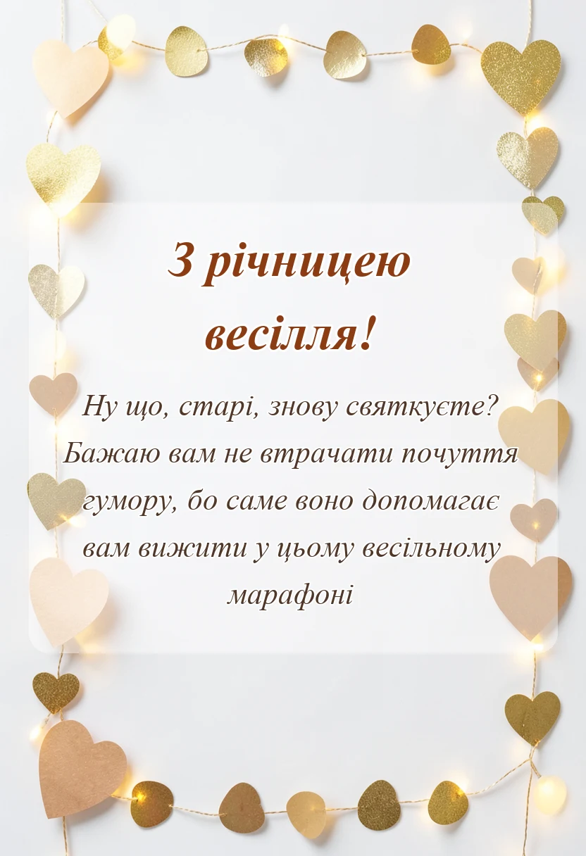 унікальна листівка - картинки дітей з річницею весілля