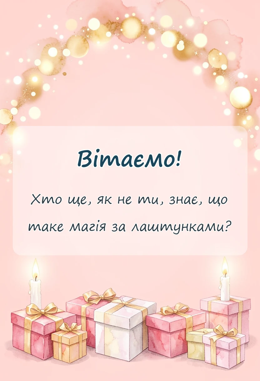 унікальна листівка - привітання працівникам культури