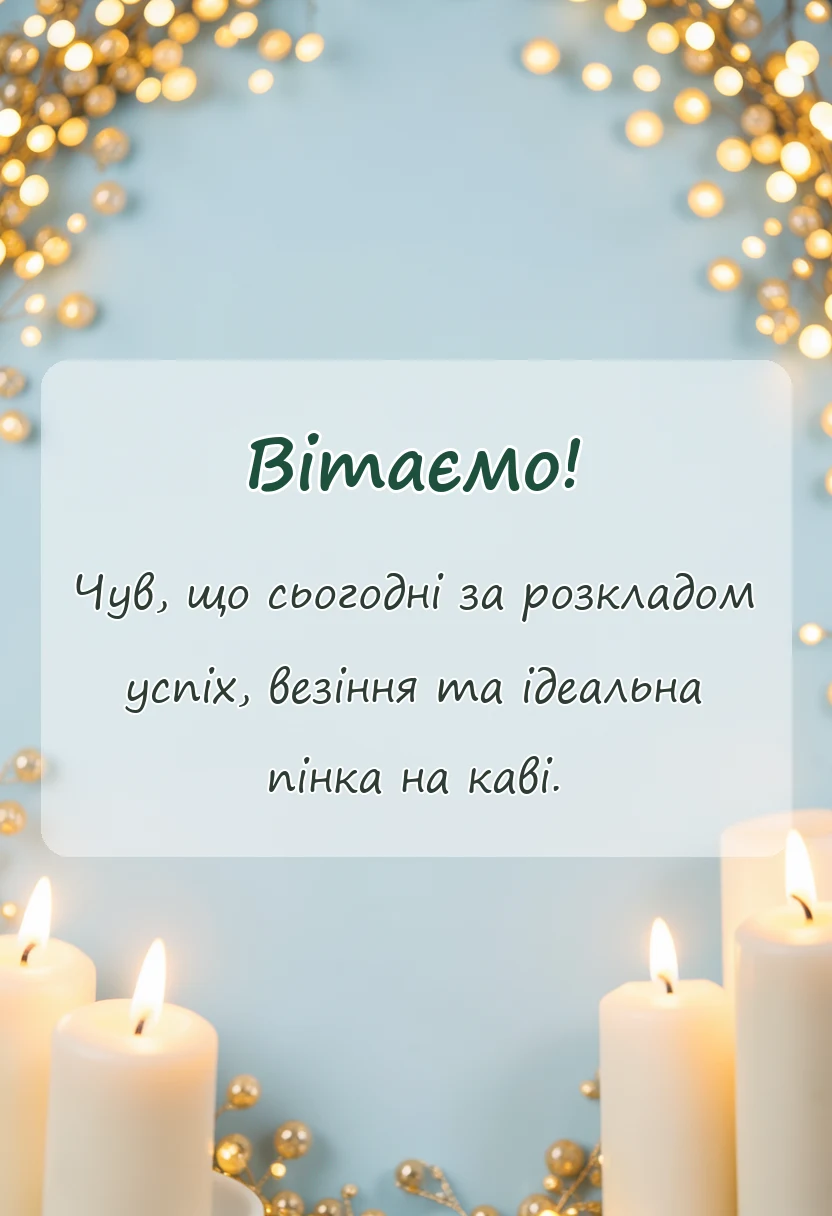 листівка з побажанням - листівки привітання з добрим ранком