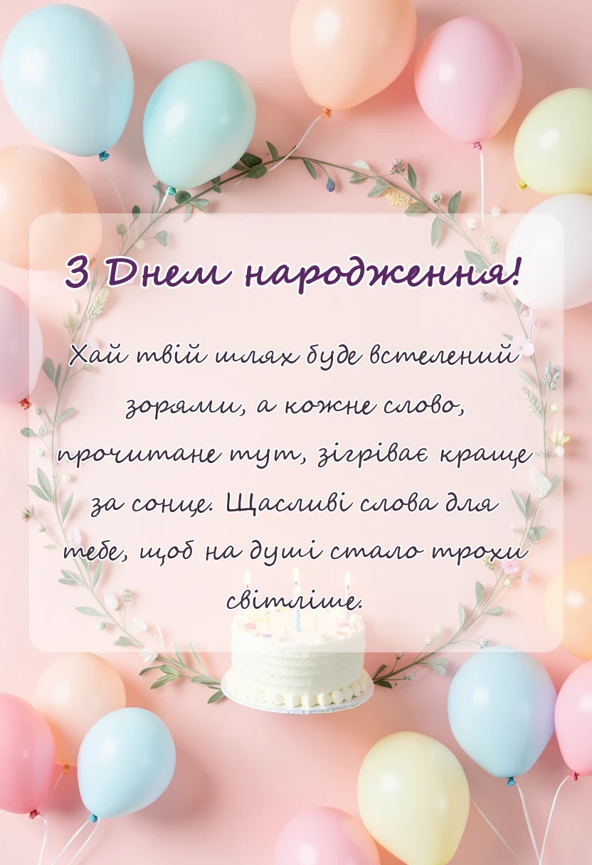 унікальна листівка - бажаю щастя картинки