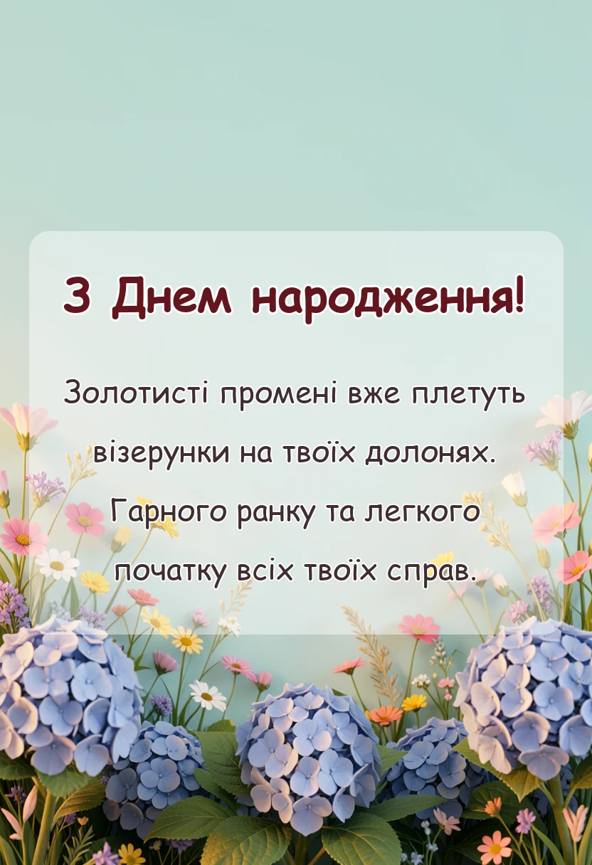святкова картинка: картинки доброго ранку українською