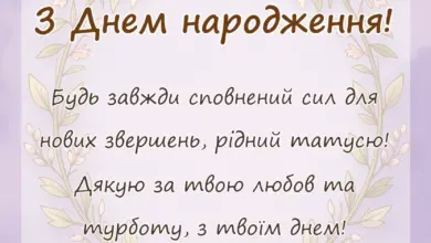 святкова картинка: привітання з днем народження батькові картинки побажання