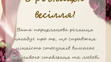 вітальна листівка - картинки з порцеляновою річницею весілля