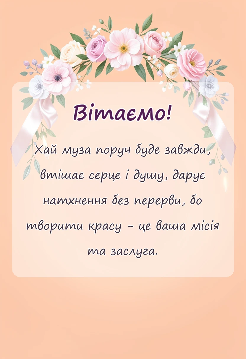 листівка з побажанням - картинки працівникам культури